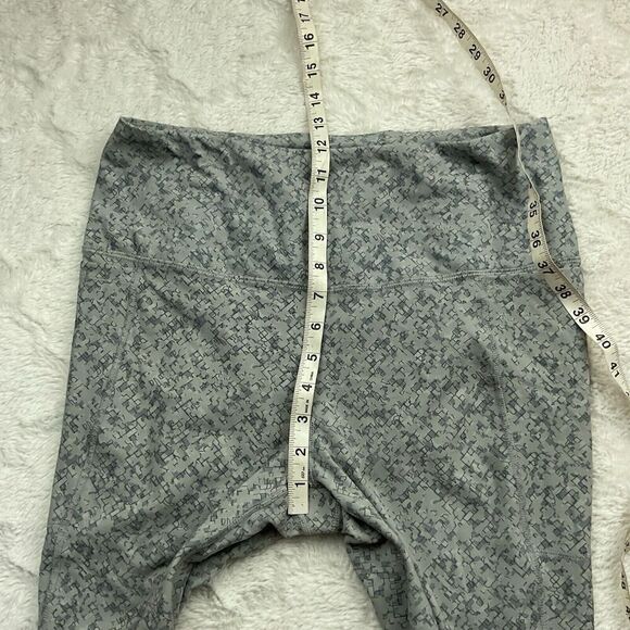 SPYDER Active Leggings Women’s‎ XL Gray All Over Print Wide Waist Band - Picture 8 of 9